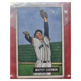 Whitey Lockman 1951 Bowman Card #37