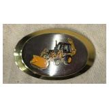Backhoe belt buckle