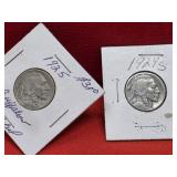 1929-S & 1925 Buffalo Nickel
