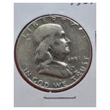 1951-S Franklin Silver Half Dollar
