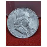 1960-D Franklin Silver Half Dollar