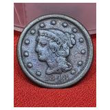1848 Braided Hair Cent