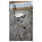 Bumper Dumper hitch-mounted portable toilet,