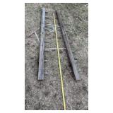 7ft Rustic Wood Utility Poles