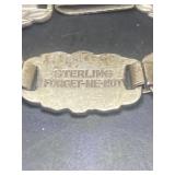 Sterling Forget me not Bracelet