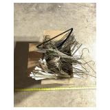 Metal hangars in a box