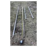 Galvanized Pipe Ladders 138in and 92in