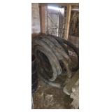 4" black coil drain pipe.