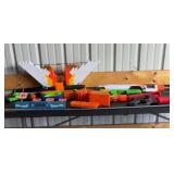 Basket full Nerf Guns, Bow, Target and more