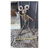 Handcrafted Yard Decor made from Saw Blades,