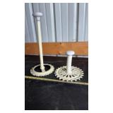 Paper Towel/TP Holders made from metal seed plate