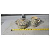 Robinson Ransbottom Pottery blue spongeware,