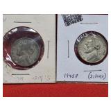 2-1945-P 35% Silver War Time Nickels