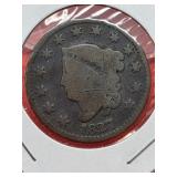 1827 Coronet Head Cent