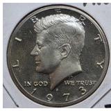 1973-S Proof Kennedy Half Dollar