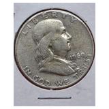 1960-D Franklin Silver Half Dollar