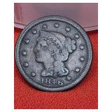 1846 Slanted 6 Braided Hair Cent