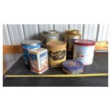 Various Tins-Cracker Jacks, Cookie, Popcorn