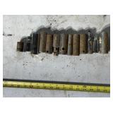 assorted mechanical socket tools