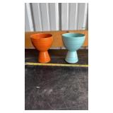 McCoy Pottery vases from the Harmony Line,