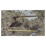 Single-bottom moldboard plow.