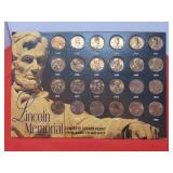 1959-1982 Lincoln Memorial Complete Copper Set