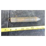 Antique solid brass plumb bob