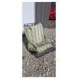 Hanging expanded Steel lawn chair