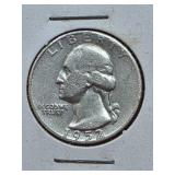 1952-S Washington Silver Quarter