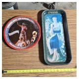 Coca-cola,  ringing brothers circus tin trays