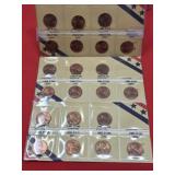 THREE 1982 7 Pc RED BU Lincoln Cent Sets LD & SD