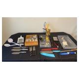 Kitchenware flatware, steak, knives, butcher,
