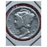 1936 Mercury Dime