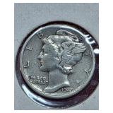 1945-D Mercury Dime