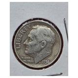 1956 Roosevelt Silver Dime