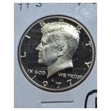1977-S Proof Kennedy half dollar