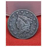 1828 Coronet Head One Cent