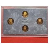 2009 S Lincoln Cent Proof Set 4 Coin Bicentennial