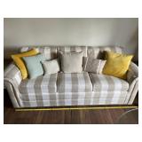 Lincoln Manor couch with pillows measures 90