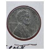 1943 Die Crack Steel Penny