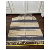 47 x 47  Faribo 100 % wool blanket.