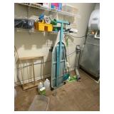 Ironing board and everything on shelves ONLY not