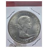 1965 UK 5 Shilling Winston Churchill Memorial