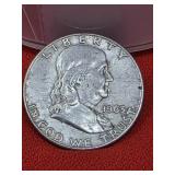 1963-D Franklin Silver Half Dollar