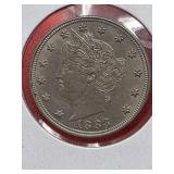 z1883 Liberty Nickel Without Cents