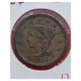 1856 Braided Hair Cent