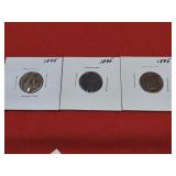 3-1895 Indian Head Pennies