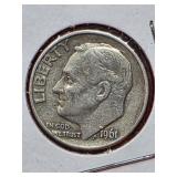 1961-D Roosevelt Silver Dime