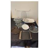 Glass bakeware, including corning, ware, corn,