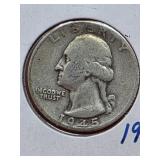 1945-D Washington Silver Quarter